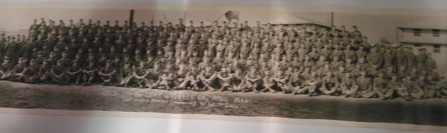 Henry Landman photo at Fort Wheeler Georgia in 1943 for Basic Training.