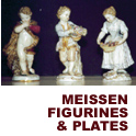 Meissen and Rosenthal Figurines and Plates
