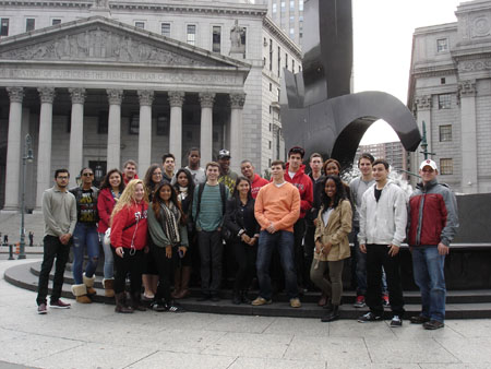St. John's University Discover New York Fall 2013 class