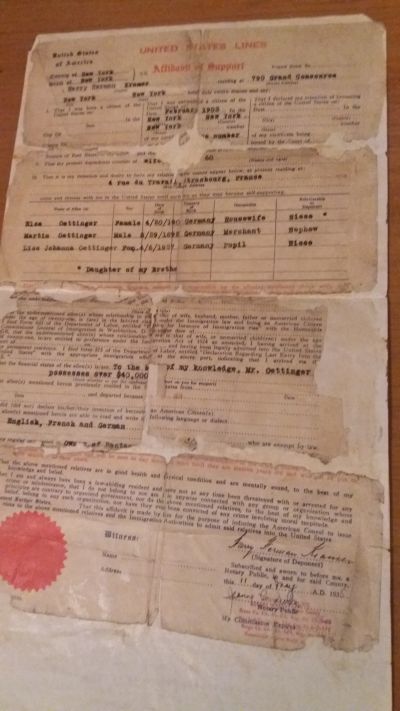 Affidavit by Harry Kramer