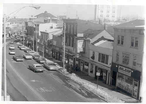 View of Albany Street in 1980
