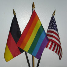 NYC German LGBT flag