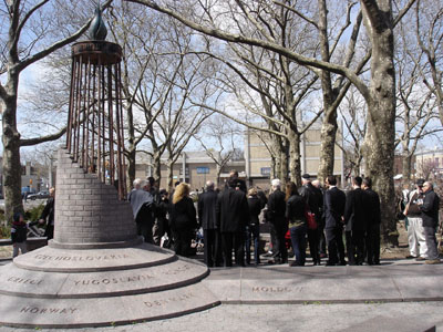 NYC Holocaust Memorial Park at Sheepshead Bay Unveiling Ceremony