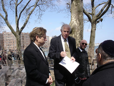 NYC Holocaust Memorial Park at Sheepshead Bay Unveiling Ceremony