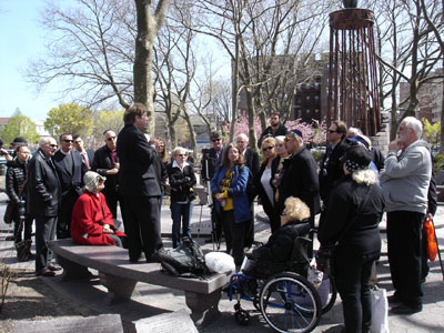 NYC Holocaust Memorial Park at Sheepshead Bay Unveiling Ceremony