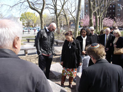 NYC Holocaust Memorial Park at Sheepshead Bay Unveiling Ceremony