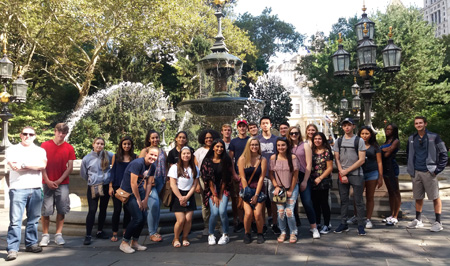 St. John's University Discover New York class Fall 2017