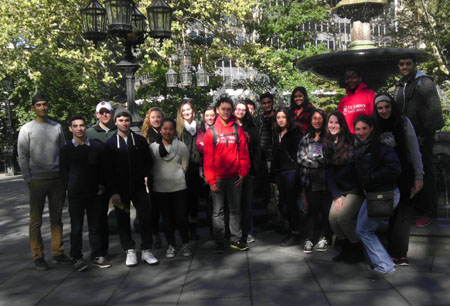 St. John's University Discover New York Fall 2014 class