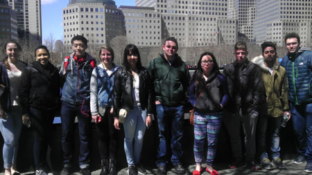 St. John's University Discover New York Spring Spring 2015 class