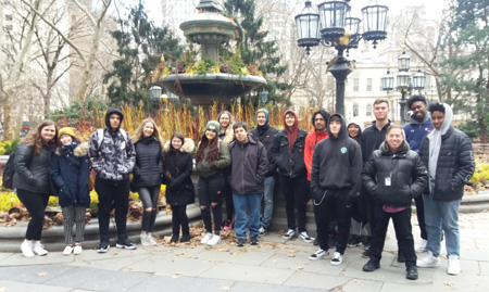 St. John's University Discover New York class Spring 2019