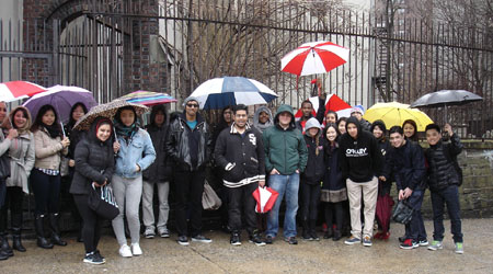 St. John's University Discover New York Spring 2014 class